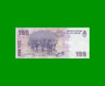 PESOS CONVERTIBLES 2do DISEÑO $100,00, BOT 3702, AÑO 2000, ESTADO EXCELENTE- .- - Imagen 2