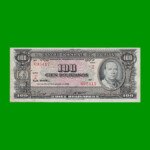 BILLETE DE BOLIVIA 100 BOLIVIANOS, PICK 147, AÑO 1945, ESTADO EXCELENTE.-