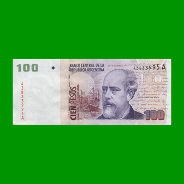PESOS CONVERTIBLES 2do DISEÑO $100,00, BOT 3702, AÑO 2000, ESTADO EXCELENTE- .-