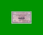 BONO DE CORDOBA $ 100,00, EC 272, AÑO 1996, SERIE B, ESTADO MUY BUENO+.-