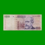 PESOS CONVERTIBLES 2do DISEÑO $100,00, BOT 3718, AÑO 2005, ESTADO BUENO.-