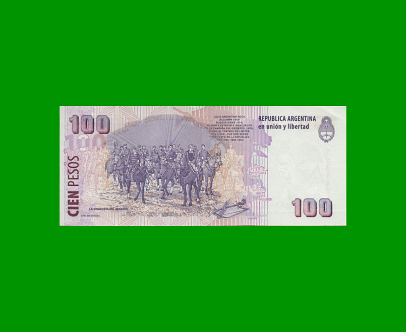 PESOS CONVERTIBLES 2do DISEÑO $100,00, BOT 3719a, AÑO 2005, ESTADO EXCELENTE.- - Imagen 2