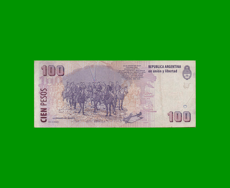 PESOS CONVERTIBLES 2do DISEÑO $100,00, BOT 3723, AÑO 2006, ESTADO BUENO+.- - Imagen 2