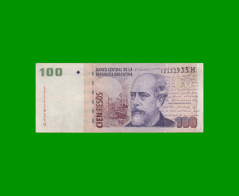 PESOS CONVERTIBLES 2do DISEÑO $100,00, BOT 3723, AÑO 2006, ESTADO BUENO+.-