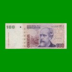 PESOS CONVERTIBLES 2do DISEÑO $100,00, BOT 3726, AÑO 2008, ESTADO BUENO + .-