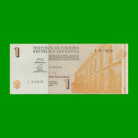 BONO DE CORDOBA $ 1,00, EC 276, AÑO 2002, SERIE E, ESTADO SIN CIRCULAR.-