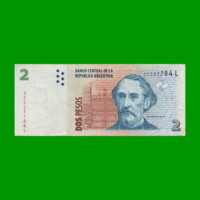PESOS CONVERTIBLES 2do DISEÑO $2,00, BOT 3241, AÑO 2012, ESTADO MUY BUENO.-