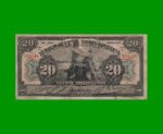 BILLETE DE BOLIVIA 20 BOLIVIANOS, PICK 140, AÑO 1945, ESTADO SIN CIRCULAR .- - Imagen 2