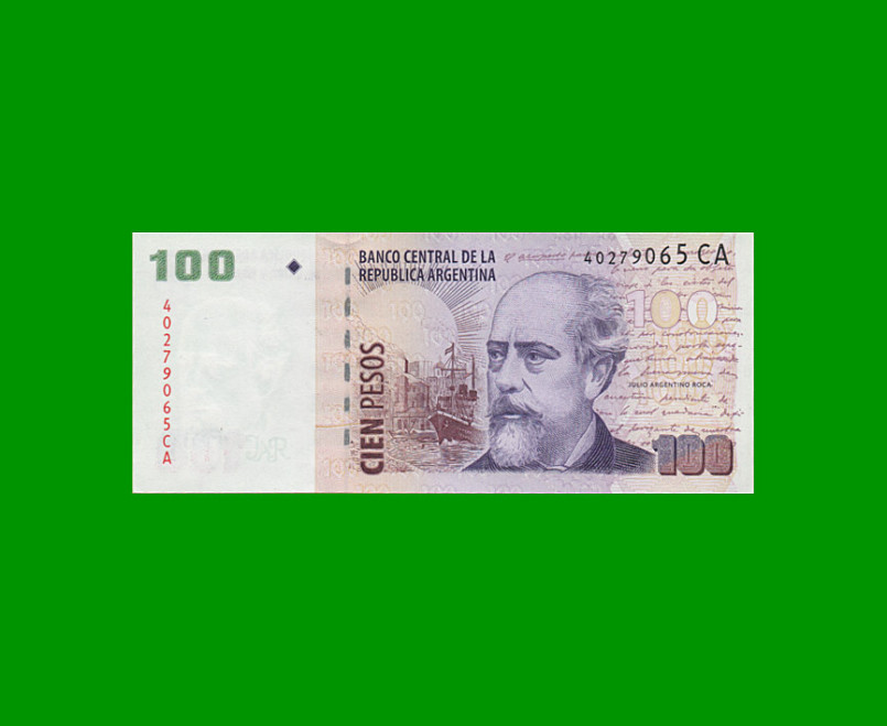 PESOS CONVERTIBLES 2do DISEÑO $100,00, BOT 3760a, AÑO 2013, ESTADO EXCELENTE.-