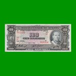 BILLETE DE BOLIVIA 100 BOLIVIANOS, PICK 147, AÑO 1945, ESTADO SIN CIRCULAR.-