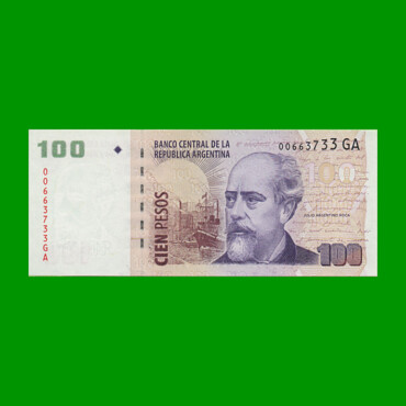 PESOS CONVERTIBLES 2do DISEÑO $100,00, BOT 3764, AÑO 2013, ESTADO EXCELENTE.-
