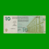 BONO DE CORDOBA $ 10,00, EC 294, AÑO 2001, SERIE C, ESTADO MUY BUENO- .-