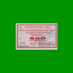BONO DE CORDOBA $ 500,00, EC 274, AÑO 1995, SERIE A, ESTADO EXCELENTE.-