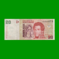 PESOS CONVERTIBLES 2do DISEÑO $20,00, BOT 3516, AÑO 2005, ESTADO MUY BUENO-.-