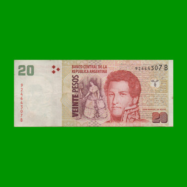 PESOS CONVERTIBLES 2do DISEÑO $20,00, BOT 3516, AÑO 2005, ESTADO MUY BUENO-.-
