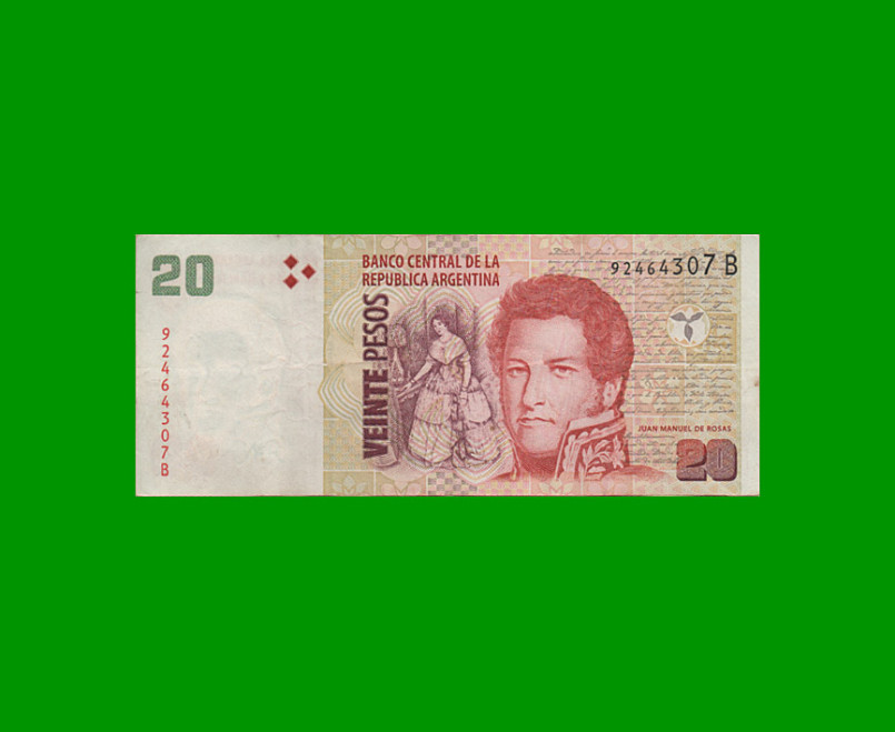 PESOS CONVERTIBLES 2do DISEÑO $20,00, BOT 3516, AÑO 2005, ESTADO MUY BUENO-.-