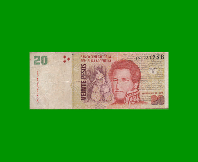 PESOS CONVERTIBLES 2do DISEÑO $20,00, BOT 3513, AÑO 2003, ESTADO BUENO.-