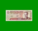 BONO DE LA RIOJA $20,00 SERIE A, EC 365, AÑO 2001, ESTADO MUY BUENO- .-