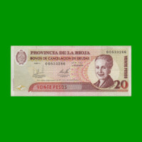 BONO DE LA RIOJA $20,00 SERIE A, EC 365, AÑO 2001, ESTADO MUY BUENO- .-