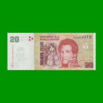 PESOS CONVERTIBLES 2do DISEÑO $20,00, BOT 3525, AÑO 2014, ESTADO SIN CIRCULAR.-