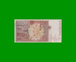 BILLETE DE ESPAÑA 2.000 PESETAS, PICK 164, AÑO 1992, ESTADO MUY BUENO- .- - Imagen 2