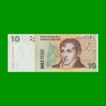 PESOS CONVERTIBLES 2do DISEÑO $10,00, BOT 3436, AÑO 2011, ESTADO EXCELENTE.-