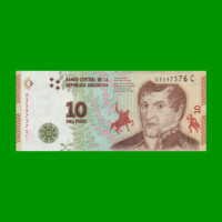 PESOS 3er DISEÑO $10,00, BOT 4003, AÑO 2016, ESTADO EXCELENTE.-
