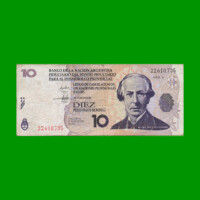 BONO NACIONAL $ 10,00, EC 204 , AÑO 2001, ESTADO BUENO.-