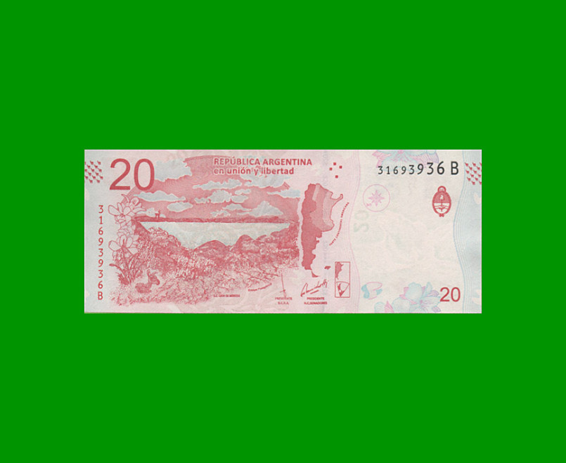 PESOS 3er DISEÑO $20,00, BOT 5002, AÑO 2017, ESTADO EXCELENTE+ .- - Imagen 2