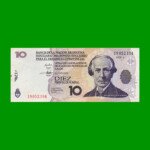 BONO NACIONAL $ 10,00, EC 204, AÑO 2001, ESTADO MUY BUENO.-