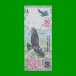 PESOS 3er DISEÑO $50,00, BOT 5201, AÑO 2018, ESTADO EXCELENTE+.-