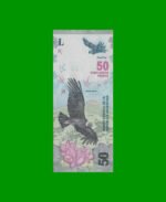PESOS 3er DISEÑO $50,00, BOT 5201, AÑO 2018, ESTADO EXCELENTE+.-