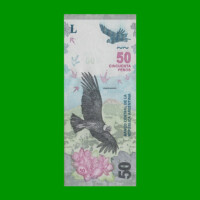 PESOS 3er DISEÑO $50,00, BOT 5201, AÑO 2018, ESTADO EXCELENTE+.-