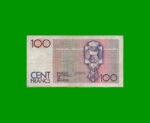 BILLETE DE BELGICA 100 FRANCOS, PICK 142 AÑO 1823-1894 ESTADO BUENO .- - Imagen 2