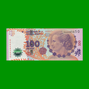 PESOS 3er DISEÑO $100,00, BOT 4319a, AÑO 2015, ESTADO EXCELENTE+.-