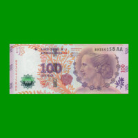 PESOS 3er DISEÑO $100,00, BOT 4334, AÑO 2016, ESTADO EXCELENTE+.-