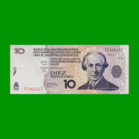 BONO NACIONAL $ 10,00, EC 205, AÑO 2001, ESTADO MUY BUENO .-