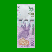 PESOS 3er DISEÑO $100,00, BOT 5403, AÑO 2019, ESTADO MUY BUENO.-