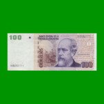 PESOS CONVERTIBLES 2do DISEÑO $100,00, BOT 3748, AÑO 2011, ESTADO SIN CIRCULAR.-