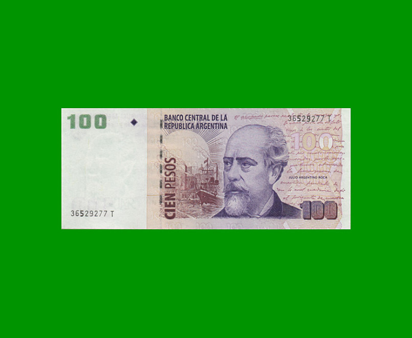 PESOS CONVERTIBLES 2do DISEÑO $100,00, BOT 3748, AÑO 2011, ESTADO SIN CIRCULAR.-