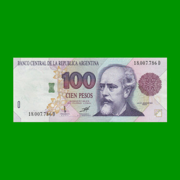 PESOS CONVERTIBLES 1er DISEÑO $100,00, BOT 3086, AÑO 1997, ESTADO EXCELENTE+.-