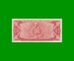 BILLETE DE CUBA $3,00 PICK 107b, AÑO 1989, ESTADO EXCELENTE+ .- - Imagen 2
