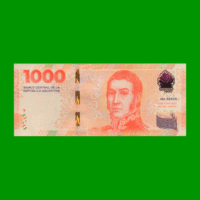 HEROÍNAS Y HÉROES DE LA PATRIA, $1.000 BOT 7001 AÑO 2023, SERIE A SIN CIRCULAR.-