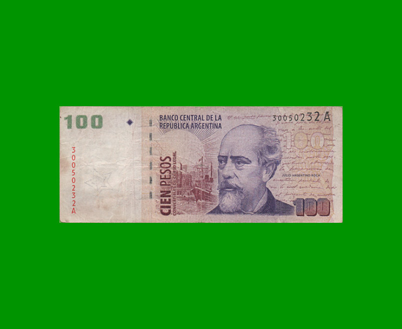 PESOS CONVERTIBLES 2do DISEÑO $100,00, BOT 3702, AÑO 2000, ESTADO BUENO .-