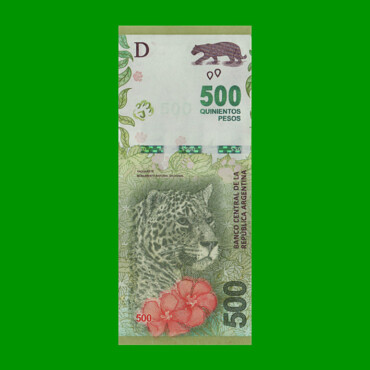 PESOS 3er DISEÑO $500,00, COL 5827, SERIE Q, ESTADO SIN CIRCULAR.-