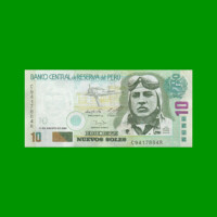 BILLETE DE PERU 10 SOLES, PICK 179, AÑO 2005, ESTADO MUY BUENO .-