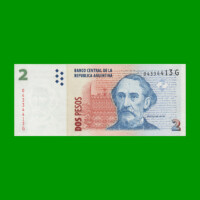 PESOS CONVERTIBLES 2do DISEÑO $2,00, BOT 3222, AÑO 2006, ESTADO SIN CIRCULAR.-