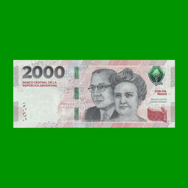 HEROÍNAS Y HÉROES DE LA PATRIA, $2.000 NUEVO DISEÑO, BOT 8005 AÑO 2024, SERIE H, SIN CIRCULAR.-