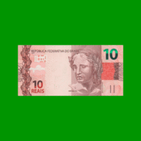 BILLETE DE BRASIL 10 REALES, PICK NEW, AÑO 2021, ESTADO SIN CIRCULAR.-