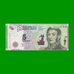 PESOS 3er DISEÑO $5,00, BOT 3901, AÑO 2015, ESTADO EXCELENTE-.-